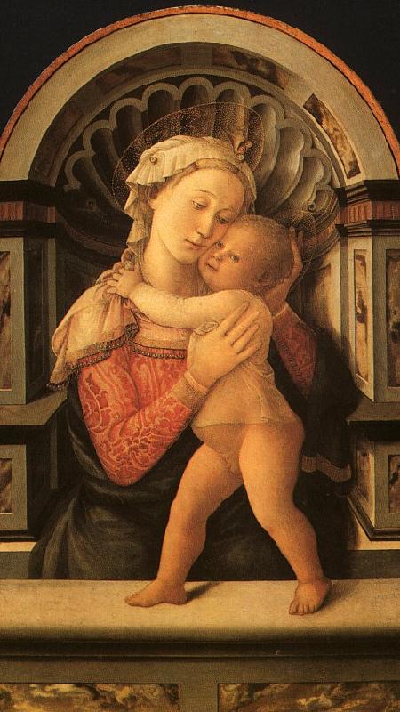 Fra Filippo Lippi Madonna and Child Sweden oil painting art